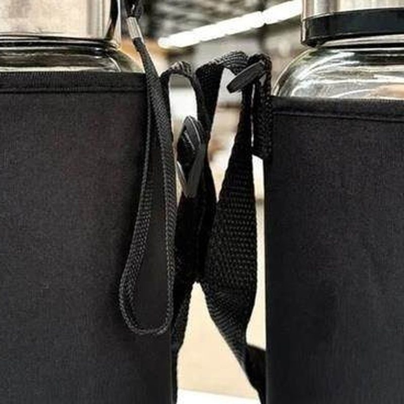 1L大容量玻璃水杯 带茶仓杯套 细节图2